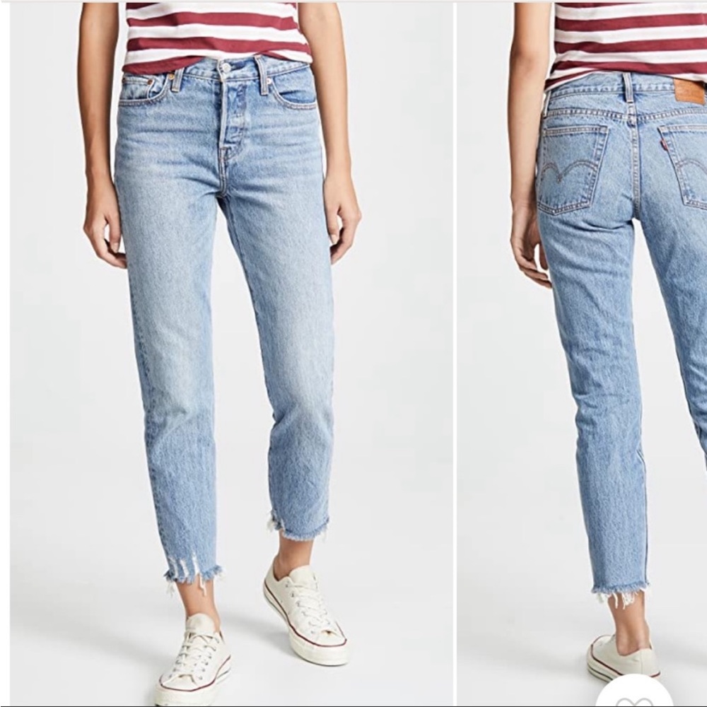 Levis high rise wedgie jeans